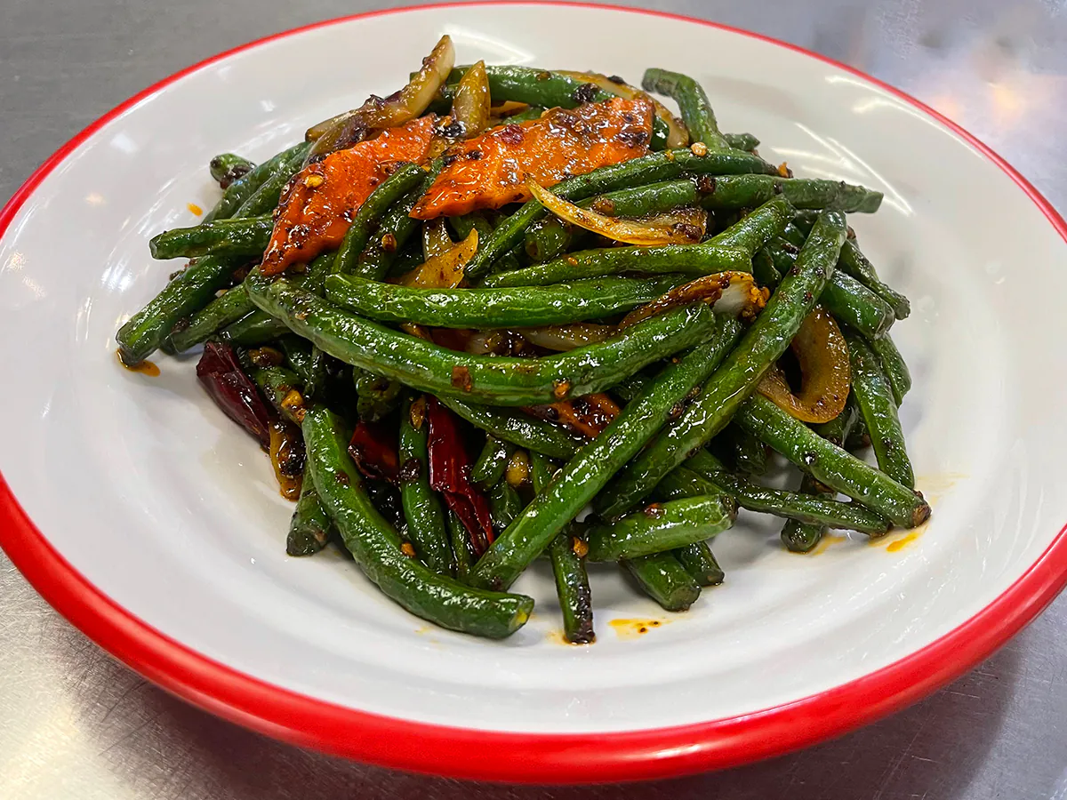 Sauteed String Bean at Tian Yuen Asian Cuisine，a Asian Restaurant in Windsor