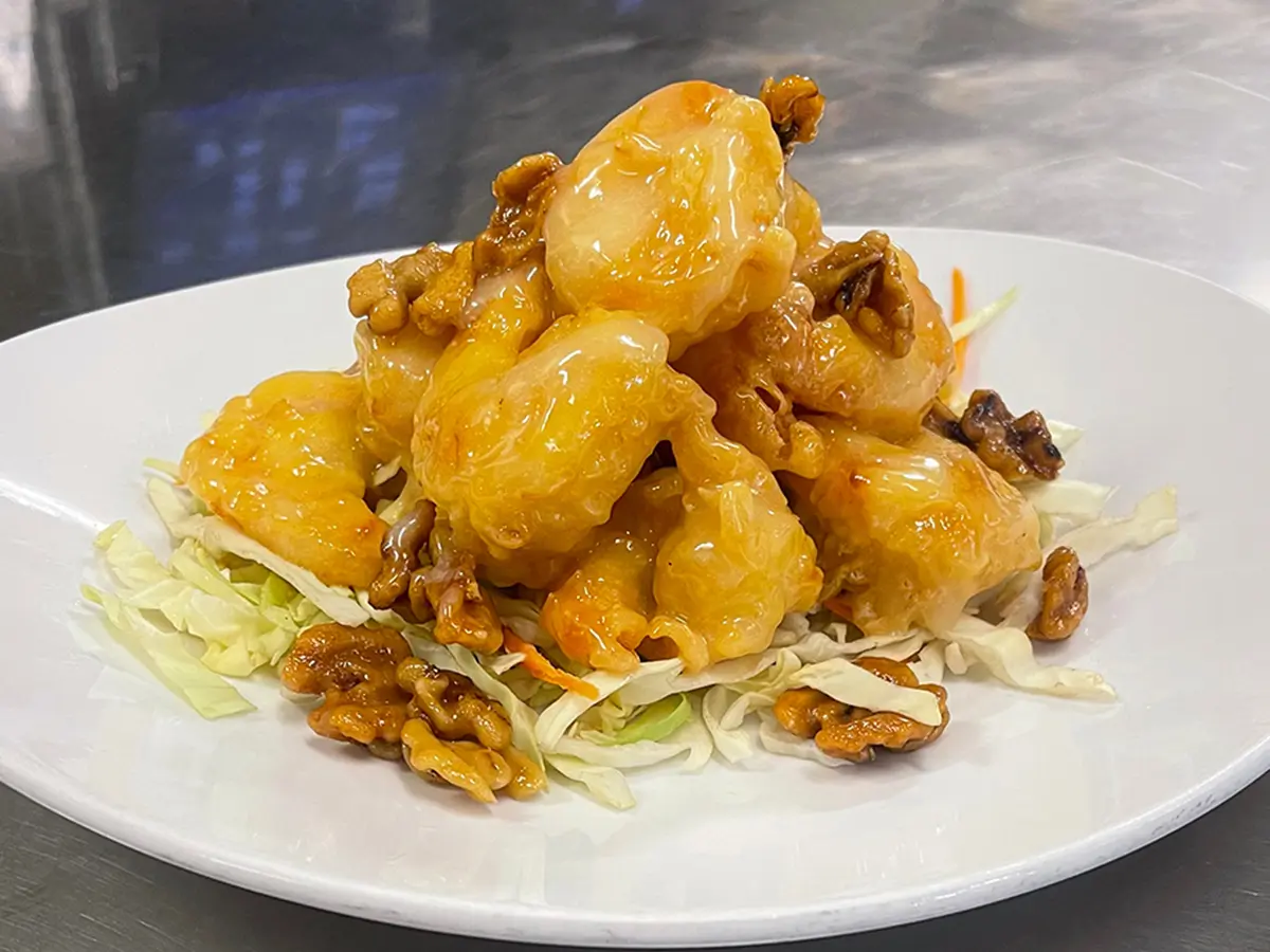 Walnut Shrimp at Tian Yuen Asian Cuisine，a Asian Restaurant in Windsor